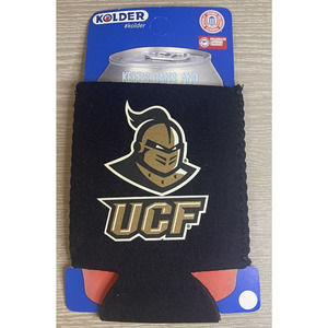 University of Central Florida Knights Black NCAA Can Cooler‎ 12 oz. Koozie New
